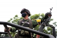 Domingo 13 de septiembre del 2020. Tuxtla Gutiérrez. Por la contingencia de salud se realiza un discreto acto solemne rememorando la batalla de Chapultepec en el Parque de Los Niños Héroes
