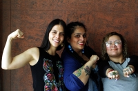 Jueves 15 de noviembre del 2018. Tuxtla Gutiérrez. El grupo colectivo de Hip Hop Somos Guerrreras de Centroamérica presentara su concierto durante el aniversario del Dí­a Internacional de la eliminación de la Violencia Contra las Mujeres este fin de se