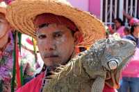 Domingo 3 de junio del 2108. Suchiapa. La danza del Calalá es interpretada durante esta semana en esta comunidad de la depresión central de Chiapas, en donde los danzantes realizan intrincados pasos de baile alternados con la ritualidad prehispánica de