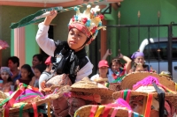 Domingo 3 de junio del 2108. Suchiapa. La danza del Calalá es interpretada durante esta semana en esta comunidad de la depresión central de Chiapas, en donde los danzantes realizan intrincados pasos de baile alternados con la ritualidad prehispánica de