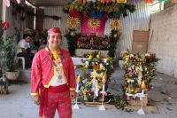 Domingo 18 de marzo del 2018. Traslado de las ví­rgenes de Copoya.  Tuxtla Gutiérrez. Al termino del recorrido de Las Ví­rgenes de Copoya por los barrios tradicionales de la capital del estado de Chiapas, las imágenes son trasladadas ocultas en horcones