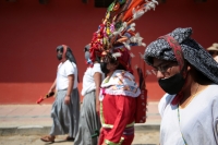 20210331. Tuxtla G. Durante el regreso de la comunidad Zoque de las Vírgenes de Copoya