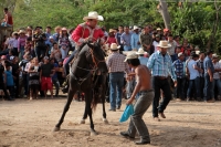 Sábado 31 de marzo del 2018. Suchiapa. El jaripeo rio da fin a las actividades de Semana Santa dando espacio al esparcimiento en las orillas de rio de esta comunidad chiapaneca.