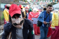 Martes 22 de enero del 2019. Suchiapa. Los diferentes personajes de la festividad de San Sebastián continúan con los recorridos tradicionales en el pueblo surimbo