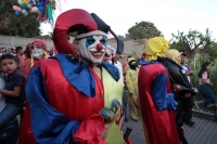 Martes 22 de enero del 2019. Suchiapa. Los diferentes personajes de la festividad de San Sebastián continúan con los recorridos tradicionales en el pueblo surimbo