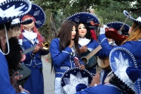 Martes 22 de enero del 2019. Suchiapa. Los diferentes personajes de la festividad de San Sebastián continúan con los recorridos tradicionales en el pueblo surimbo