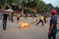 Sábado 31 de marzo del 2018. Suchiapa. El jaripeo rio da fin a las actividades de Semana Santa dando espacio al esparcimiento en las orillas de rio de esta comunidad chiapaneca.