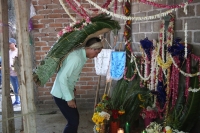 20210430. Suchiapa. La Hoja de la Espadaña es traída en hombros durante días para ser utilizada de manera ritual en las festividades de esta comunidad de la depresión central de Chiapas