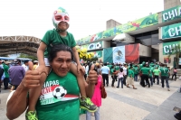 Domingo 29 de junio del 2014. Tuxtla Gutiérrez. A pesar de la derrota, sufriendo y disfrutando. (Secuencia durante la transmisión del partido entre México Y Holanda).