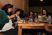 Miércoles 7 de febrero del 2018. Tuxtla Gutiérrez. Durante la presentación y lectura de la antologí­a poética Astilo coordinada por el maestro Oscar Olvia.