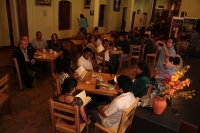 Miércoles 7 de febrero del 2018. Tuxtla Gutiérrez. Durante la presentación y lectura de la antologí­a poética Astilo coordinada por el maestro Oscar Olvia.