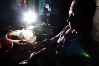 Lunes 16 de enero del 2012. La preparación de los tamales de Chiapa de Corzo.