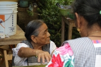 Domindo 13 de ocutbre del 2019. Tuxtla Gutiérrez. Durante los preparativos para la bajada de las Vírgenes de Copoya, cuenta de la Virgen del Rosario