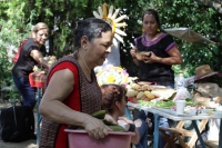 Domindo 13 de ocutbre del 2019. Tuxtla Gutiérrez. Durante los preparativos para la bajada de las Vírgenes de Copoya, cuenta de la Virgen del Rosario