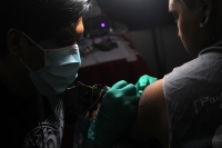 Viernes 12 de mayo del 2017. Tuxtla Gutiérrez. Los prestigiosos artistas del tatuaje en sureste de México se reúnen  en el Primer Festival del Tatuaje que se realiza este fin de semana en las instalaciones de la Universidad Autónoma de Chiapas.