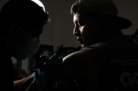 Viernes 12 de mayo del 2017. Tuxtla Gutiérrez. Los prestigiosos artistas del tatuaje en sureste de México se reúnen  en el Primer Festival del Tatuaje que se realiza este fin de semana en las instalaciones de la Universidad Autónoma de Chiapas.