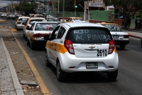 Martes 9 de abril del 2019. Tuxtla Gutiérrez. Trabajadores del volante protestan por el pirataje en la capital del estado