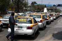 Martes 9 de abril del 2019. Tuxtla Gutiérrez. Trabajadores del volante protestan por el pirataje en la capital del estado