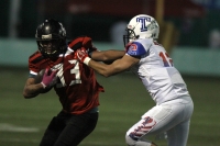 Sábado 5 de agosto del 2017. Tuxtla Gutiérrez. La selección de la ACHFA contra USA Stars en la primera edición del Chiapas Bowl se realiza esta noche en el estadio Samuel León Brindis.