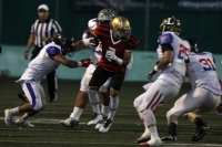 Sábado 5 de agosto del 2017. Tuxtla Gutiérrez. La selección de la ACHFA contra USA Stars en la primera edición del Chiapas Bowl se realiza esta noche en el estadio Samuel León Brindis.