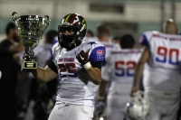 Sábado 5 de agosto del 2017. Tuxtla Gutiérrez. La selección de la ACHFA contra USA Stars en la primera edición del Chiapas Bowl se realiza esta noche en el estadio Samuel León Brindis.