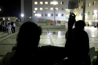 Jueves 7 de septiembre del 2017. Tuxtla Gutiérrez. Los pacientes de los hospitales de la ciudad momentos después del fuerte temblor de esta noche. En el Hospital Pediátrico son desalojados preventivamente y algunos dados de alta por su propia voluntad 