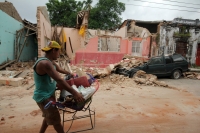 Sábado 9 de septiembre del 2017. Tuxtla Gutiérrez. Las huellas del fuerte temblor se observan en algunos de los edificios públicos y casas de los pueblos chiapanecos.