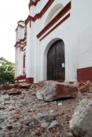 Sábado 9 de septiembre del 2017. Tuxtla Gutiérrez. Las huellas del fuerte temblor se observan en algunos de los edificios públicos y casas de los pueblos chiapanecos.