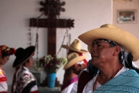 Jueves 7 de junio el 2018. Tuxtla Gutiérrez. Tonguy Etze, Baile de las Espuelas o La Octava de Corpus es una de las danzas tradicionales reconocidas dentro del complejo de festejos de la comunidad de la etnia zoque, en donde los participantes se reúnen 