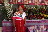 Viernes 3 de junio del 2016. Tuxtla Gutiérrez. La danza de las Espuelas. La danza de la Octava de Corpus o de las Espuelas o tonguy etzé reúne a las familias de la comunidad indígena Zoque de la depresión central de Chiapas quienes preservan la vestimenta