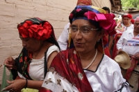 Viernes 3 de junio del 2016. Tuxtla Gutiérrez. La danza de las Espuelas. La danza de la Octava de Corpus o de las Espuelas o tonguy etzé reúne a las familias de la comunidad indígena Zoque de la depresión central de Chiapas quienes preservan la vestimenta