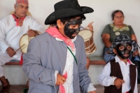 Jueves 3 de mayo del 2018. Tuxtla Gutiérrez. La representación del trato de la venta de un novillo en la época de la colonia se lleva a cabo en la ritualidad de las festividades de la Santa Cruz incluida en el calendario de celebraciones costumbristas 