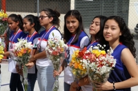 Jueves 26 de julio del 2018. Tuxtla Gutiérrez. El seleccionado de México;  sub 14 Femenil formada por chiapanecas, quienes lograran el campeonato de su categorí­a en el campeón en el Puerto Rico International Shootout de Basquetbol 2018, son recibidas 