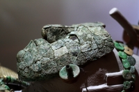 Jueves 18 de octubre del 2018. Tuxtla Gutiérrez. El arte prehispánico mesoamericano puede observarse en las diferentes salas del Museo Regional de Chiapas.