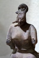 Jueves 18 de octubre del 2018. Tuxtla Gutiérrez. El arte prehispánico mesoamericano puede observarse en las diferentes salas del Museo Regional de Chiapas.