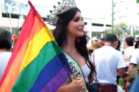 Viernes 28 de junio del 2019. Tuxtla Gutiérrez. Con las banderas de la diversidad, esta tarde se realiza en la ciudad la Marcha del Orgullo LGBTTTi