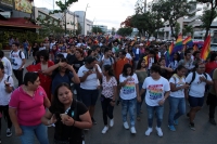 Viernes 28 de junio del 2019. Tuxtla Gutiérrez. Con las banderas de la diversidad, esta tarde se realiza en la ciudad la Marcha del Orgullo LGBTTTi