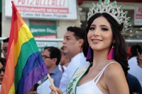 Viernes 28 de junio del 2019. Tuxtla Gutiérrez. Con las banderas de la diversidad, esta tarde se realiza en la ciudad la Marcha del Orgullo LGBTTTi