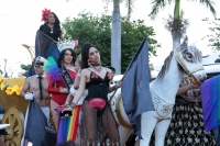 Viernes 28 de junio del 2019. Tuxtla Gutiérrez. Con las banderas de la diversidad, esta tarde se realiza en la ciudad la Marcha del Orgullo LGBTTTi