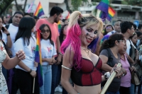Viernes 28 de junio del 2019. Tuxtla Guti�rrez. Con las banderas de la diversidad, esta tarde se realiza en la ciudad la Marcha del Orgullo LGBTTTi