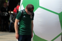 Lunes 2 de julio del 2018. Tuxtla Gutiérrez. Tristeza entre los aficionados al fut bol después de la eliminación de México ante el seleccionado de Brasil en el Mundial de Rusia 2018.