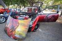 Aspecto del encuentro de Tuning Car 2011 que se llevo este fin de semana en la ciduad de Tuxtla Gutiérrez.