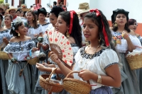 Miércoles 16 de enero del 2019. Chiapa de Corzo. Durante la Ofrenda de las Tuxtlequitas este medio día en la Fiesta Grande