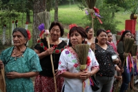 Sábado 7 de septiembre del 2019. San Fernando. Los ritos costumbristas que se realizan en la zona boscosa del Tzimbac durante los preparativos de los festejos de la Virgen del Rosario en la comunidad que los pobladores llamaron Cabeza de Agua o Tzonoapan