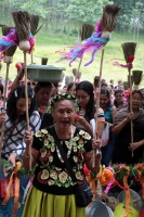 Sábado 7 de septiembre del 2019. San Fernando. Los ritos costumbristas que se realizan en la zona boscosa del Tzimbac durante los preparativos de los festejos de la Virgen del Rosario en la comunidad que los pobladores llamaron Cabeza de Agua o Tzonoapan