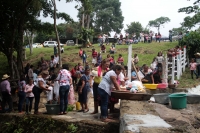 Sábado 7 de septiembre del 2019. San Fernando. Los ritos costumbristas que se realizan en la zona boscosa del Tzimbac durante los preparativos de los festejos de la Virgen del Rosario en la comunidad que los pobladores llamaron Cabeza de Agua o Tzonoapan