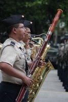 Lunes 12 de junio del 2017. Tuxtla Gutiérrez. Elementos del Ejército Mexicano reciben esta mañana el uniforme administrativo a las tropas castrenses en general en las instalaciones de la VII Región Militar en la capital del estado de Chiapas.