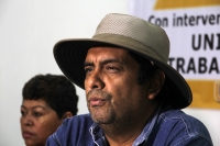 Viernes 25 de agosto del 2017. Tuxtla Gutiérrez. Dirigentes de la UNTA exigen la solución a los conflictos de grupos asentados en los terrenos Nueva Liberación responsabilizando a la administración estatal de los posibles enfrentamientos por esta pugn