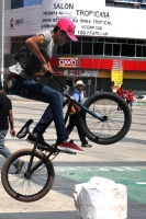 Miércoles 2 de agosto del 2017. Tuxtla Gutiérrez. El ciclista urbano aprovecha las oportunidades que le brinda la ciudad para practicar este deporte