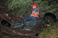 Lunes 11 de julio. Debido a las obras inconclusas en la carretera entre la colonia Vicente Guerrero y la delegación de Terán, un vehÃculo fue arrastrado por las aguas que atraviesa la carretera hacia el rio que se desbordo la noche de este domingo. Lunes 11 de julio. Debido a las obras inconclusas en la carretera entre la colonia Vicente Guerrero y la delegación de Terán, un vehÃculo fue arrastrado por las aguas que atraviesa la carretera hacia el rio que se desbordo la noche de este domingo.